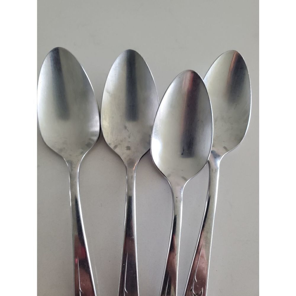 Oneida Community MORNING Rose Spoons - Picture 3 of 6